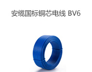 安纜 BV6 平方國標銅芯電線 單芯銅線 100米